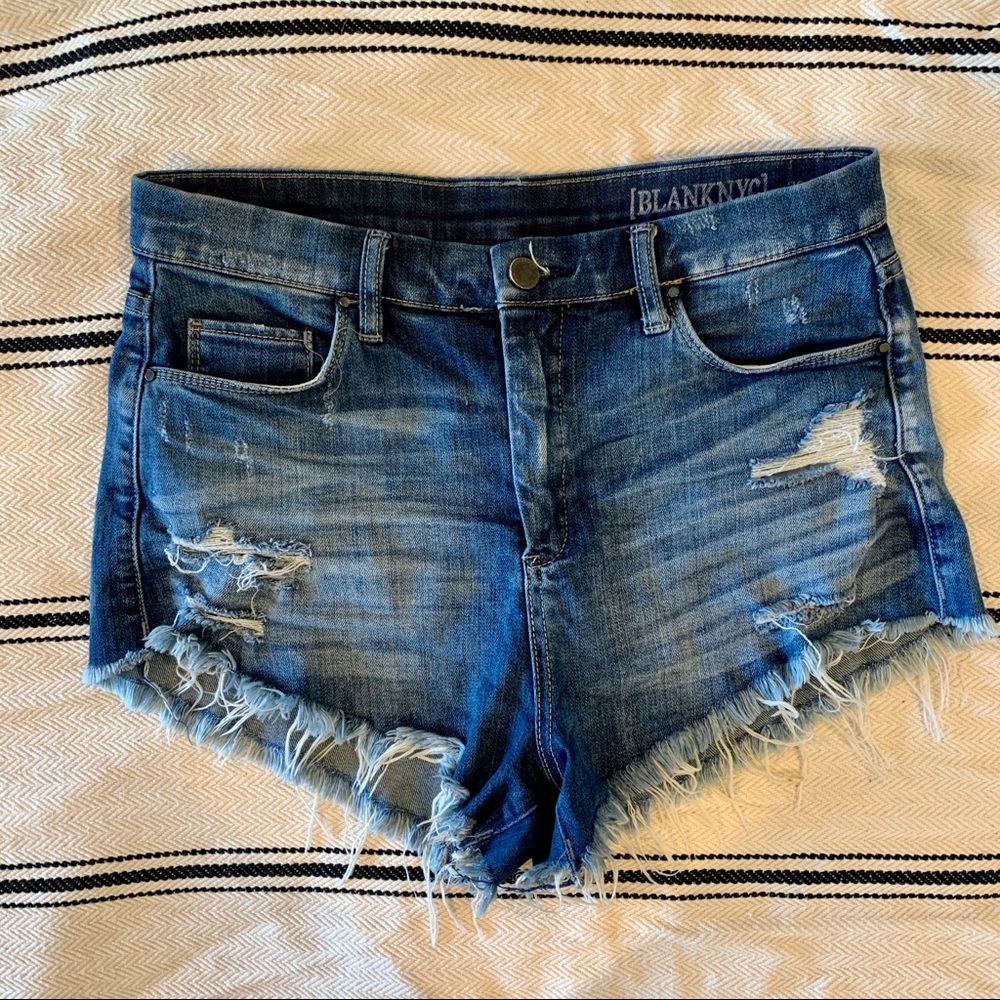 Blank NYC Distressed Cutoff Shorts | 28